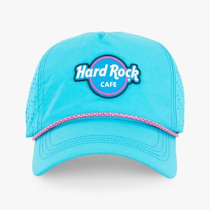Neon Logo Performance Rope Hat in Blue