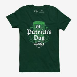 St Patricks Day 2024 Adult Fit Tee in Forest Green