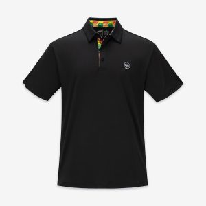 The Beatles Dry Fit Polo in Black