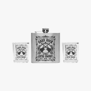 Guitar Company Novelty Flask & Glass Set