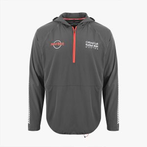 Oracle Red Bull Racing Grey Hooded Quarter Zip